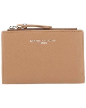 Gianni Chiarini Dollaro Grained-Leather Wallet - Natural