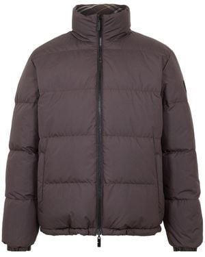 Burberry Medium Check Down Jacket - Brown