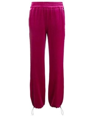 Versace Jeans Couture Couture Logo-Tape Elasticated Waistband Track Pants - Red