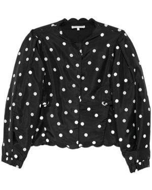 Stine Goya Quilted Dots Jacket - Black