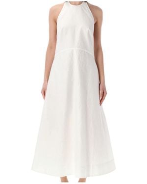 Rohe Round Neck Sleeveless Dress - White