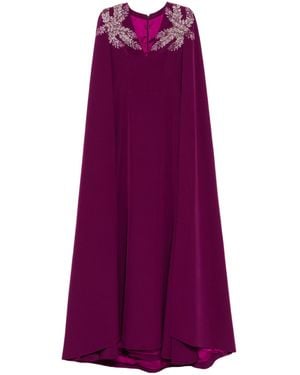 Rhea Costa V-Neck Dress - Purple