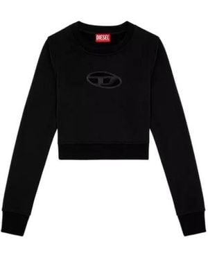 DIESEL F-Slimmy Sweatshirt - Black