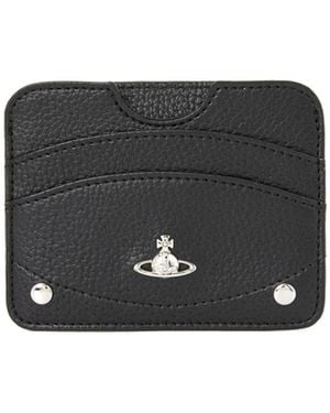 Vivienne Westwood Orb Logo Card Wallet - Black