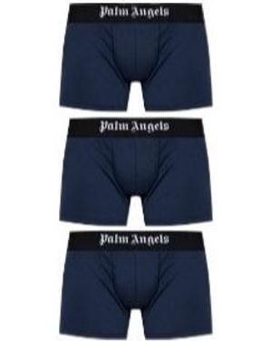 Palm Angels Boxer Brief Set - Blue