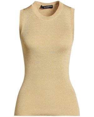 Dolce & Gabbana Sleeveless Lightweight Knit Top - Natural
