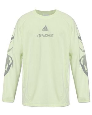 adidas Originals Logo Long-Sleeved T-Shirt - Green