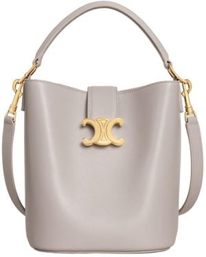Celine Small Louise Shoulder Bag - Gray