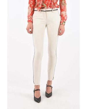 Philipp Plein Rhinestone-Embellished Pants - White