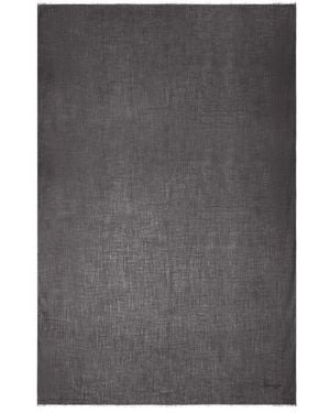 Ferragamo Logo Cashmere Scarf - Gray