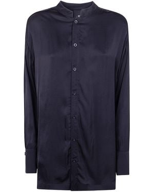 Thom Krom Raw Edge Shirt Dress - Blue