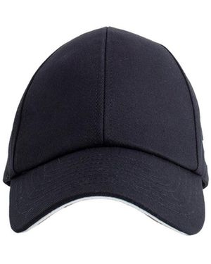 Courreges Courrèges Narrow Brim Logo Patch Baseball Cap - Blue