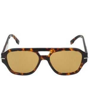 Fendi Eyewear Aviator Frame Sunglasses - Metallic