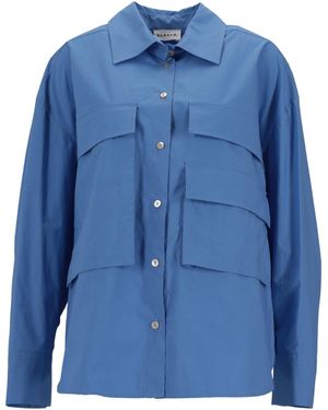 P.A.R.O.S.H. Chest-Pocket Long-Sleeve Shirt - Blue
