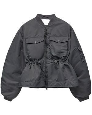Cecilie Bahnsen Long-Sleeve Jacket - Gray