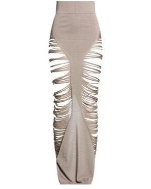 Rick Owens Long Skirts - Gray