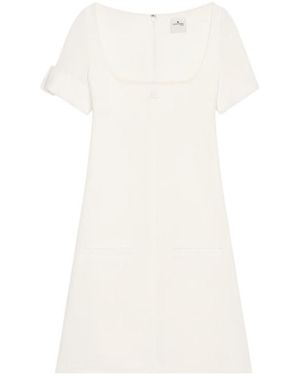 Courreges Courrèges Buckle A-Line Dress - White