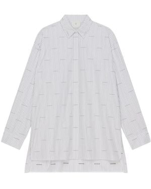 Givenchy Allover 4G Patterned Oversized Shirt - White
