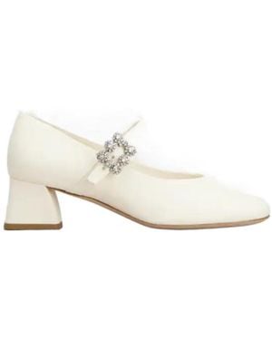 Roger Vivier Efflorescence Mary Jane Pumps - White