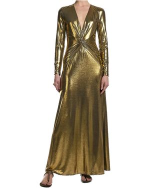 Barbara Bui Metallic Dress - Green
