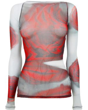 Jean Paul Gaultier Long-Sleeved T-Shirt - Pink