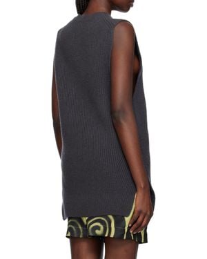 Nanushka Chunky-Knit Wool Blend Jumper - Blue