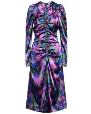 Ganni Midi Dress - Blue