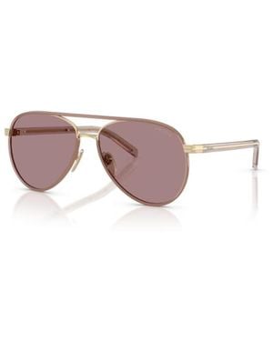 Prada Eyewear Aviator Sunglasses - Pink
