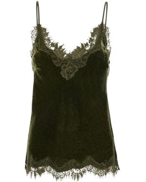 Gold Hawk Sleeveless Vest - Green