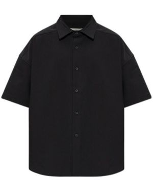 Entire studios Buttoned Short-Sleeve Shirt - Black