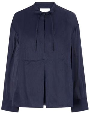 Jil Sander Cotton Organdy Shirt - Blue