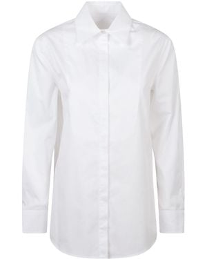 Dondup Long-Sleeved Button-Down Shirt - White