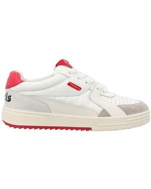 Palm Angels University Lace-Up Trainers - White