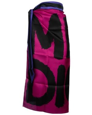 Dior Logo Skirt - Purple