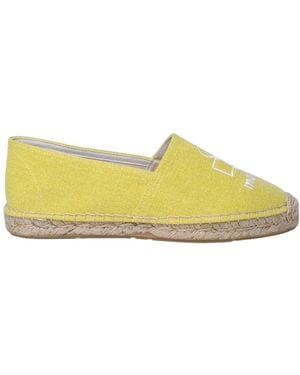 Isabel Marant Logo Embroidered Espadrilles - Yellow