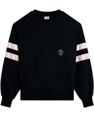 Repetto Logo Stripe Sweatshirt - Black