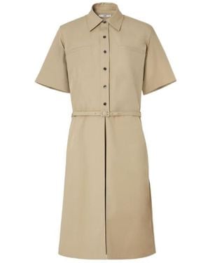 Fendi Cotton Dress - Natural