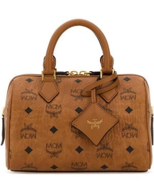 MCM Ella Boston Bag - Brown