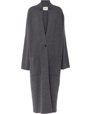 Lisa Yang Amie Cashmere Coat - Grey