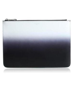 Givenchy Logo Colour Matching Clutch - Blue