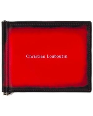 Christian Louboutin Bi-Fold Card Holder - Red