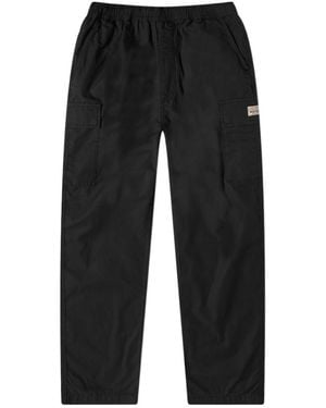 Stussy Logo Beach Casual Trousers - Black