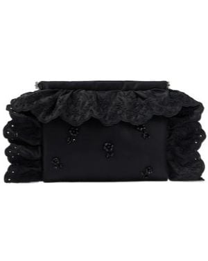Simone Rocha Pillowcase Embellished Clutch - Black