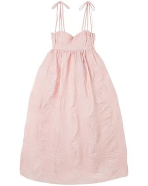 Cecilie Bahnsen Simple Dress - Pink