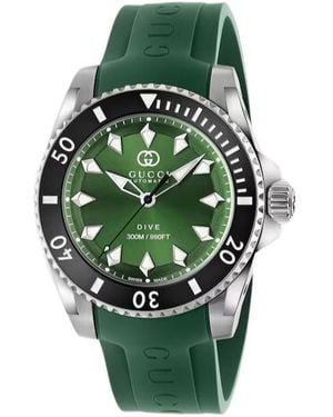 Gucci Dive Watch, 40Mm - Green