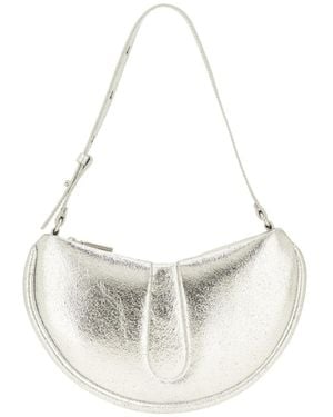 THEMOIRÈ Ebe Metallic Effect Shoulder Bag - White