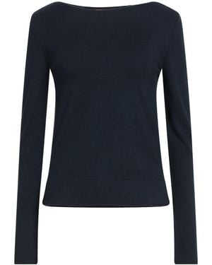 MAX&Co. Solid-Colored Knit Fabric - Blue
