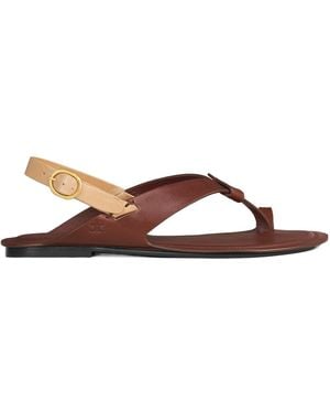 Celine Onyx Thong Sandal - Brown