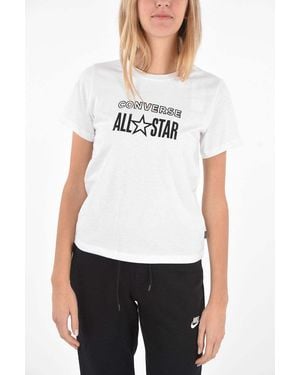 Converse Logo-Print T-Shirt - White