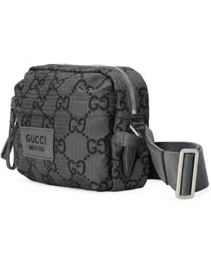 Gucci Gg Medium Messenger Bag - Grey